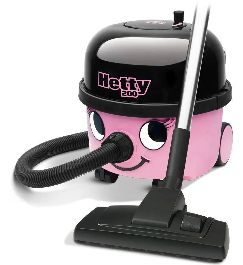 Aspirator Numatic Cu sac Hetty HET200-11, 9 l, 620 W, 72 dB, roz