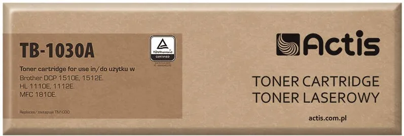 Toner imprimanta ACTIS COMPATIBIL TB-1030A for Brother printer; Brother TN-1030 replacement; Standard; 1000 pages; black