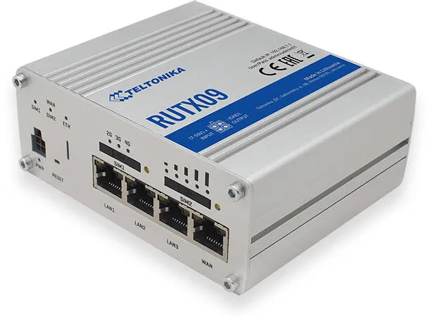 Router TELTONIKA RUTX09 wired Aluminium