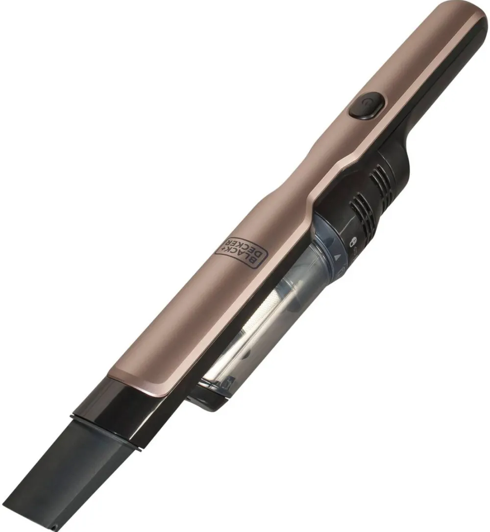 Aspirator Black & Decker de mana cu acumulator DVC320BRG Dustbuster Slim, autonomie baterie 24, 12 V min, auriuroz