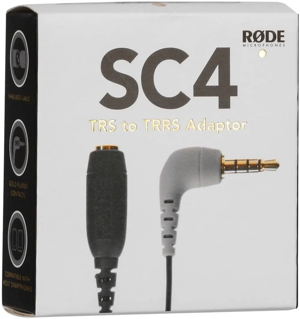 Rode SC4 Adapter 3,5mm TRS to TRRS for smartLav