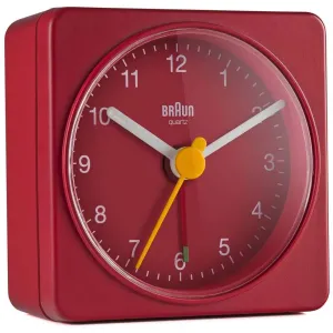 BRAUN Ceas de Birou BC 02 R quartz alarm red