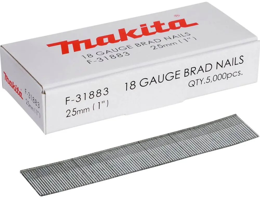 Makita Gauge Brad Nails 1,2x25mm F-31883 5000 pcs.