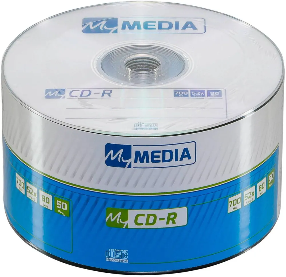 MyMedia Mediu de Stocare 1x50 CD-R 80 / 700MB 52x Speed Wrap