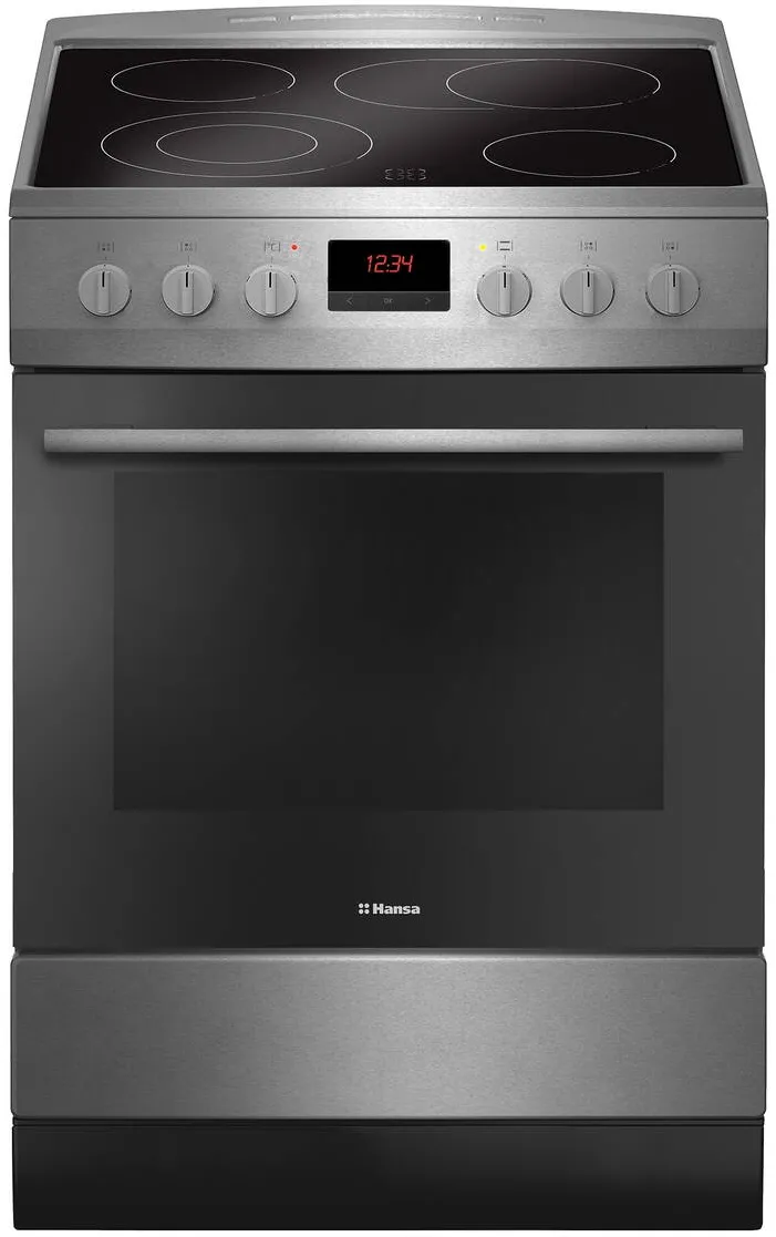 Aragaz electric FCCX68219, 4 zone gatit, Cuptor electric, Grill, Clasa A, Inox