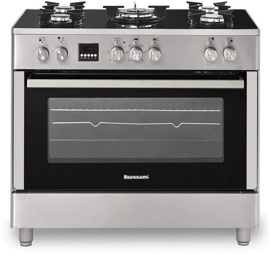 Ravanson KWGE-K90 Glass Inox gas-electric