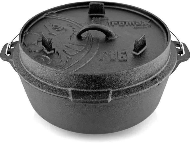 Petromax Ceaun cuptor olandez Petromax, ft6-t cu fund plat, 6.1 L
