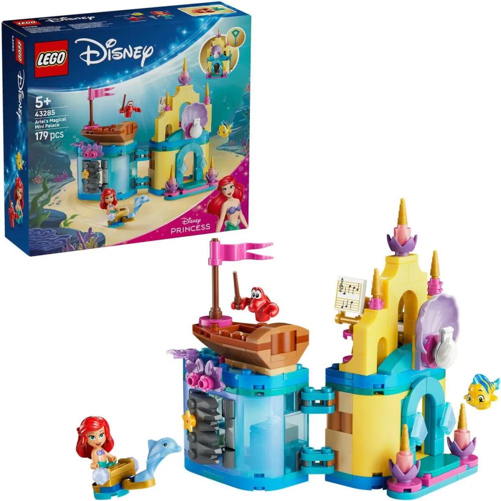 LEGO® Disney Princess - Minipalatul magic al lui Ariel 43285, 179 piese