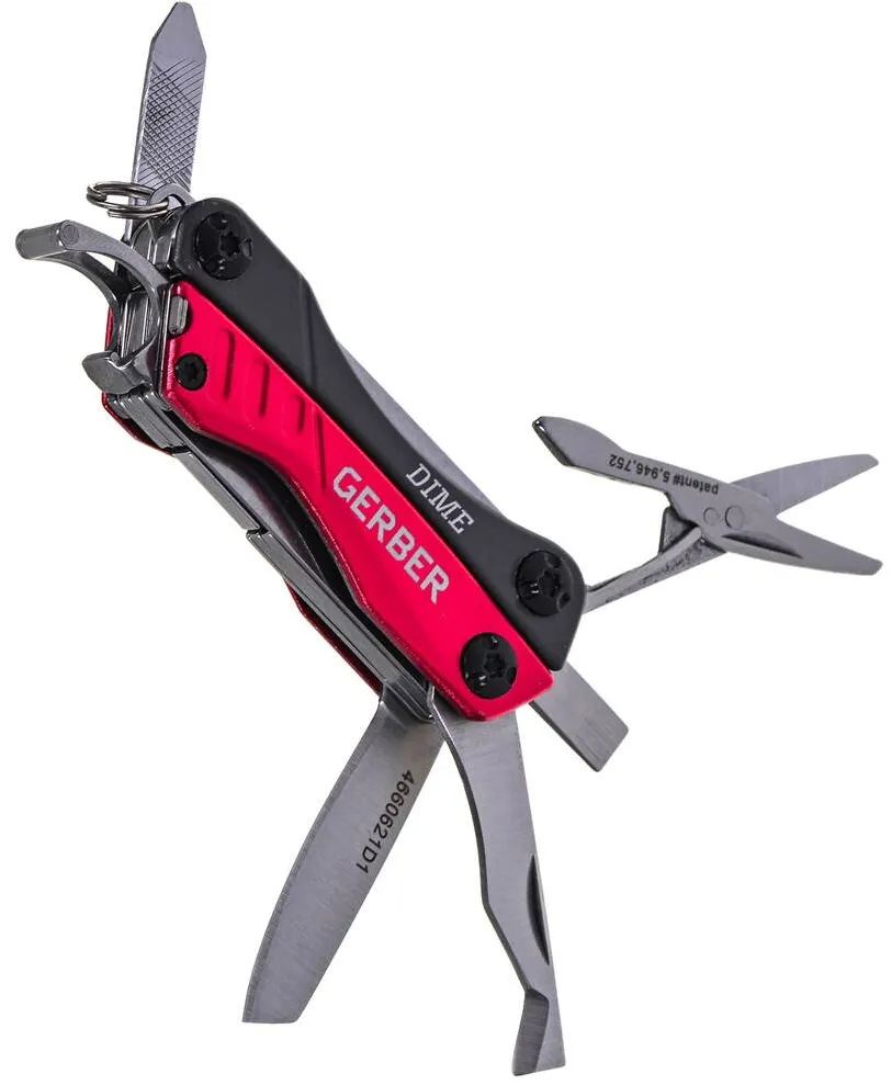 Gerber Multitool GERBER Dime Multi-Tool Red