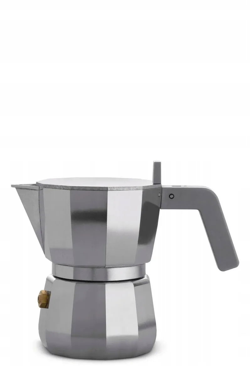 Alessi Cafetiera Alessi Moka, 70 ml, aluminiu