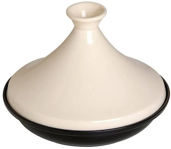 Staub Tajine fonta, cu capac ceramic, 20cm/0,6L, Cream - Staub