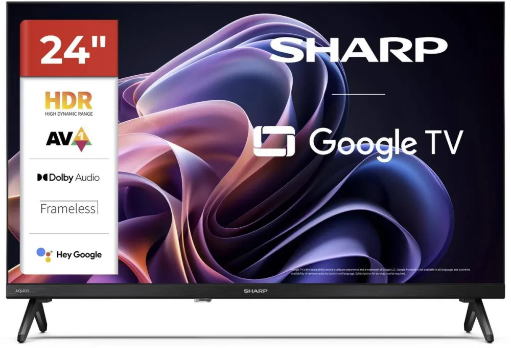 Televizor Sharp Televizor LED Sharp 61 cm 24" 24HF2265E, HD Ready, Smart TV, WiFi, CI+