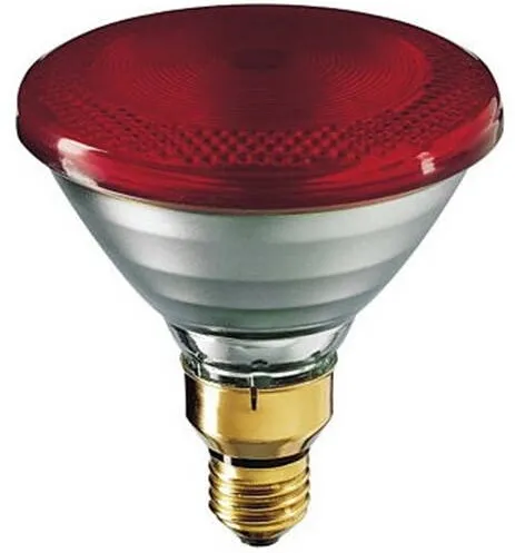 Philips Bec InfraRosu Industrial Philips, E27, 100W, dimabil, incandescent, Rosu