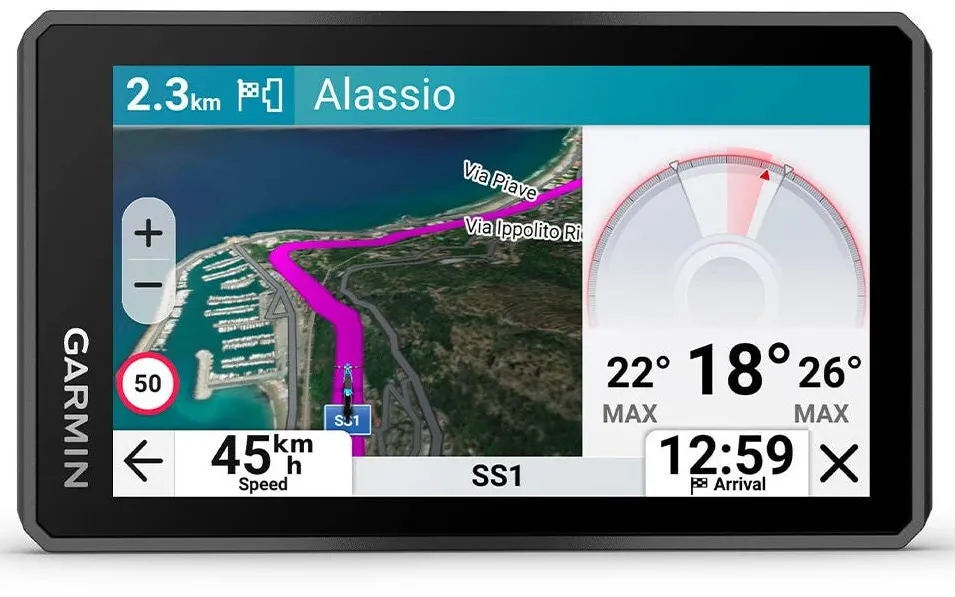 Navigatie GPS Garmin Sistem de navigatie motocicleta zūmo® XT3, ecran de 4,7", Bluetooth, 64 GB, HD, actualizari de trafic, indicator limita de viteza