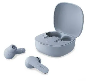 Casti In-Ear Philips TAT2100LB/00, True wireless, Bluetooth 6.0, Microfon, IPX4, Autonomie 36h, Light Blue