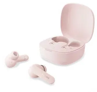 Casti In-Ear Philips TAT2100PK/00, True wireless, Bluetooth 6.0, Microfon, IPX4, Autonomie 36h, Pink