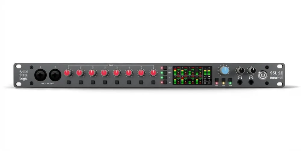 Solid State Logic Interfata audio, Solid State Logic SSL18, 12 intrari/6 iesiri, 4 preamplificatoare, 24, 8x14, 37x4, 41cm