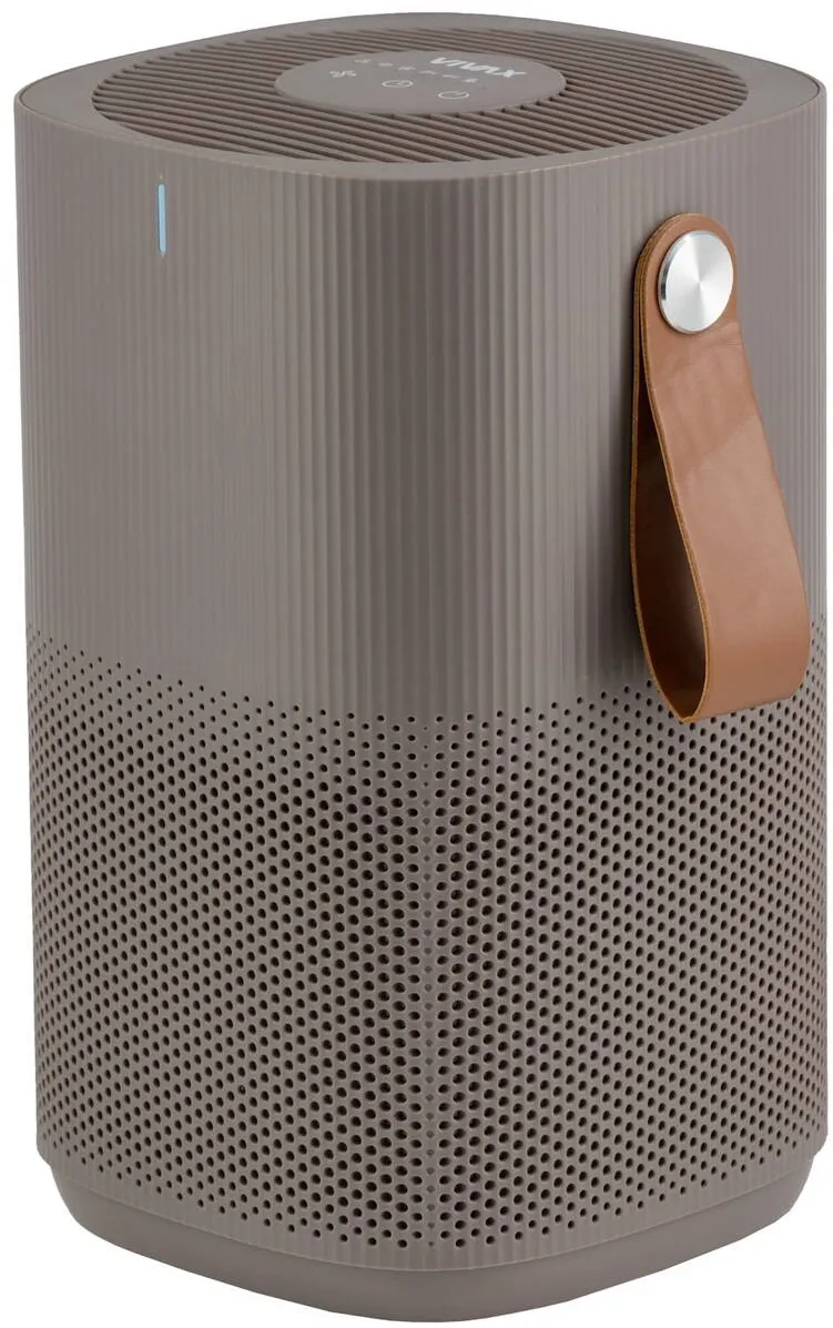 VIVAX Purificator de aer AP-150M B AERIS Mini, HEPA 13 cu carbon activ, capacitate 150 mc/H, senzor PM2.5, Control Touch, Timer, Mod Silentios, Maro inchis