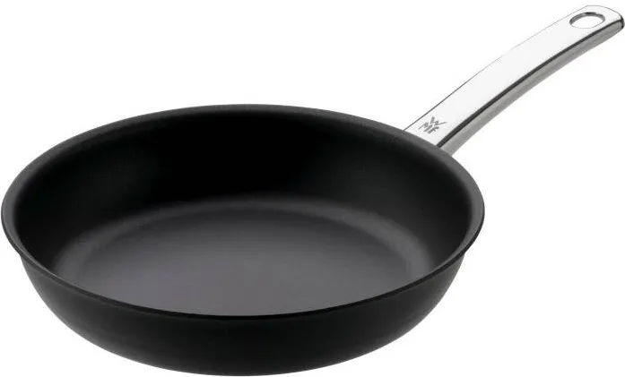 WMF Tigaie wok, WMF, Otel, 24 cm, Negru/argintiu