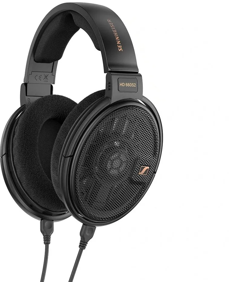 Casti Over-Head Sennheiser cu fir, Sennheiser, Negru