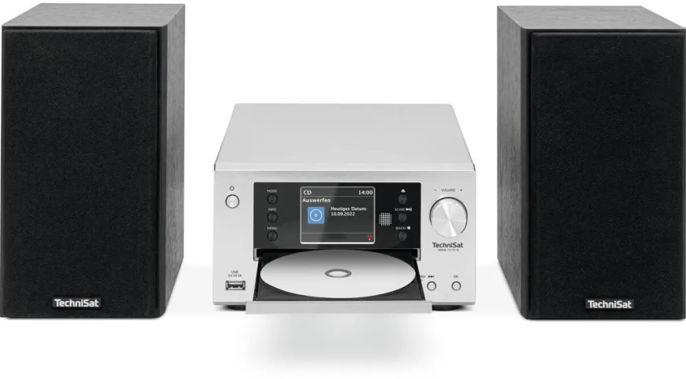 Mini-Sistem Audio TechniSat Sistem audio, TechniSat, Bluetooth, USB, Negru