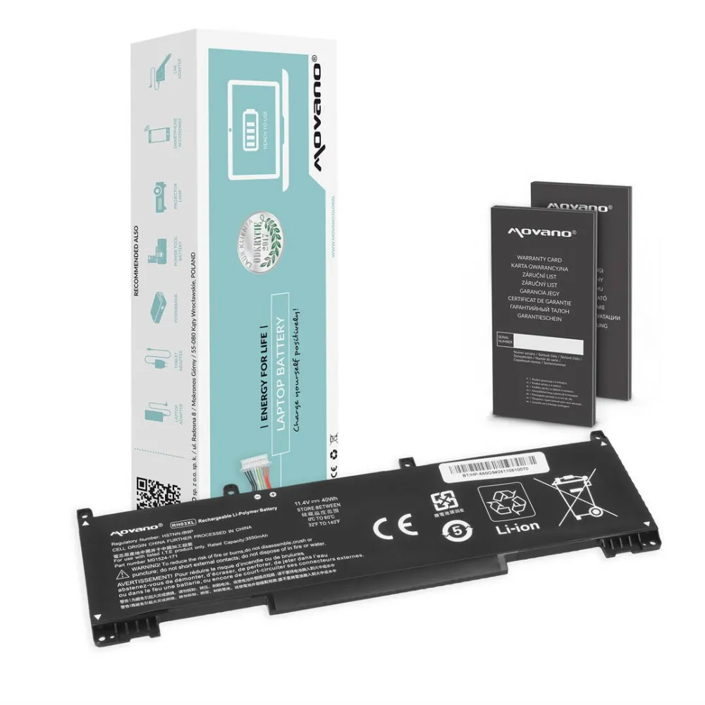 Acumulator Laptop Movano pentru ProBook 430 440 450 630 640 650 G8, litiu-polimer, 6 celule