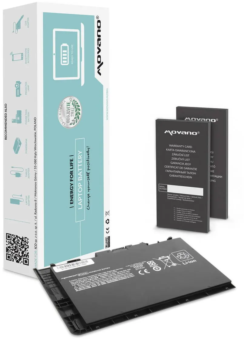 Acumulator Laptop Movano pentru EliteBook Folio 9470m