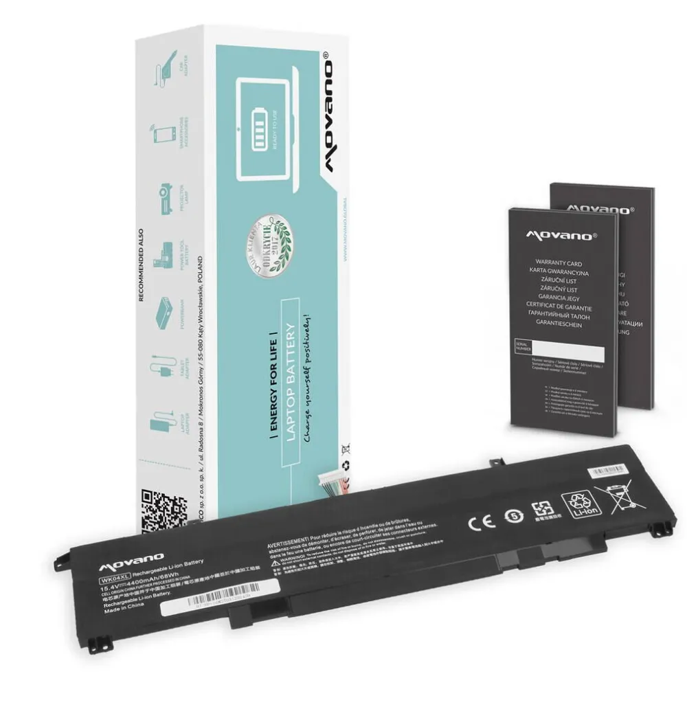 Acumulator Laptop Movano WK04XL, compatibila cu Victus 16-B 16-D 16-E, Li-Ion