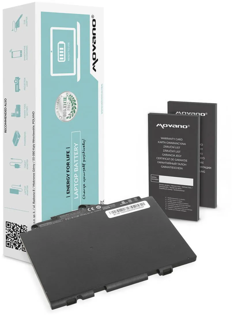 Acumulator Laptop Movano 2700mAh, 11.4V, 3 celule, pentru EliteBook 725 G3, 820 G3