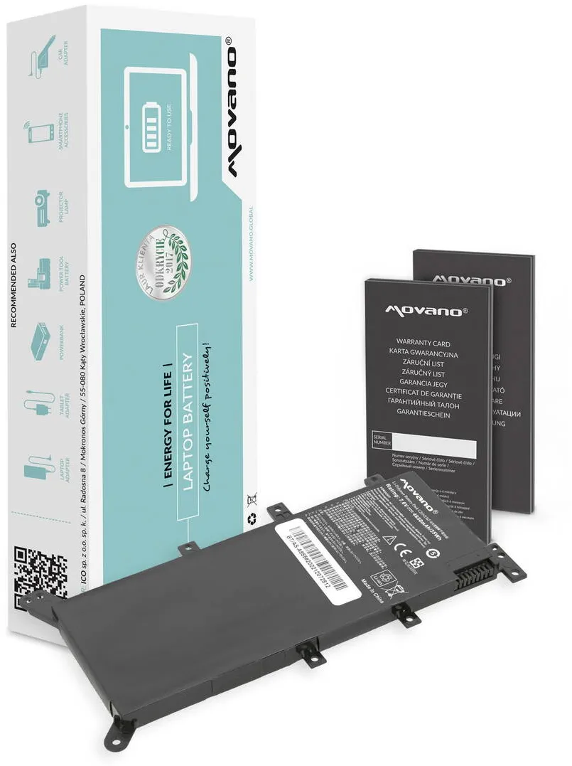 Acumulator Laptop Movano pentru Compatibil cu notebook A555, F555, K555 (7.4V-7.6V) (5000 mAh)