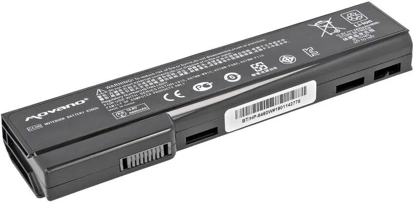 Acumulator Laptop Movano pentru EliteBook, 4400 mAh, Negru