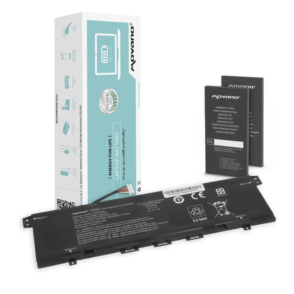 Acumulator Laptop Movano pentru Envy x360 KC04XL, seria 13-AG 13-AR 13-AH 13-AQ