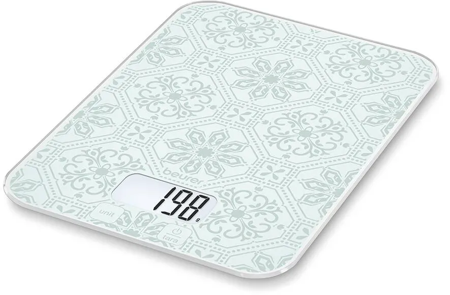 Beurer Cantar Bucatarie KS 19 Vintage, divizare: 1 g, dimensiune: 14, 5 x 20 x 1, 7 cm, oprire automata, indicator de suprasolicitare