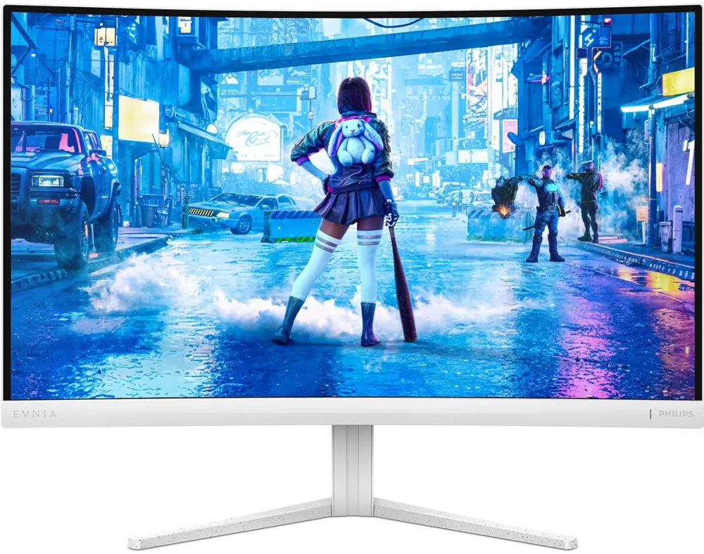 Monitor Philips Gaming Evnia 27M2C5201L/00, 27", Full HD (1920x1080), VA, WLED, 180Hz, 1ms GtG, Adaptive Sync, Smart Crosshair, Flicker-Free, Blue Light Reducer, HDR, HDMI, DisplayPort, Alb
