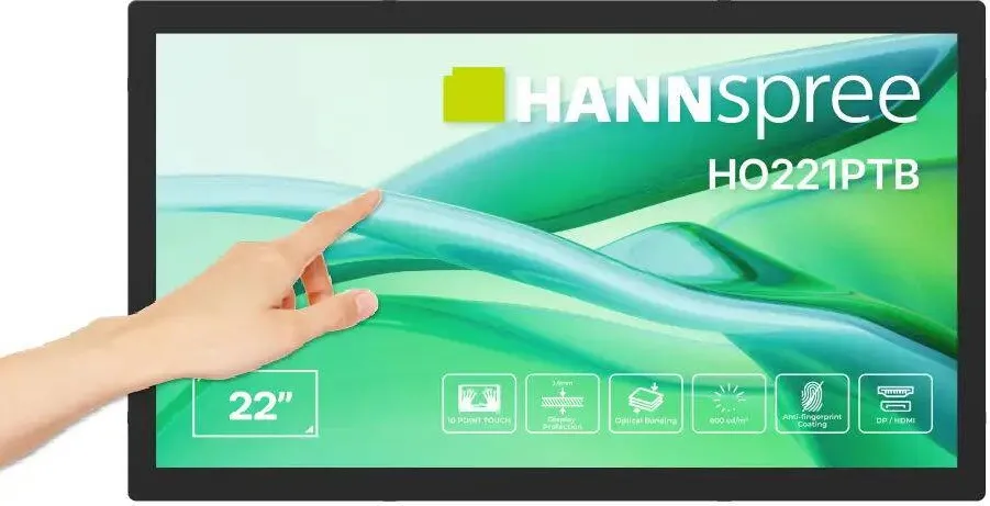 Monitor HANNSPREE LCD Hannspree HO221PTB 21,5 inch Full HD negru