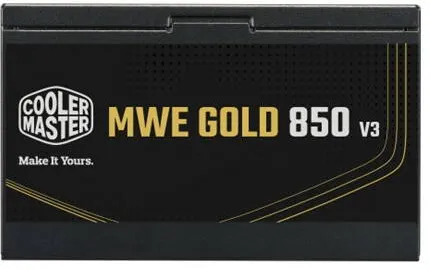 Sursa PC Cooler Master 850 W 80 Plus Gold, negru, 14 cm
