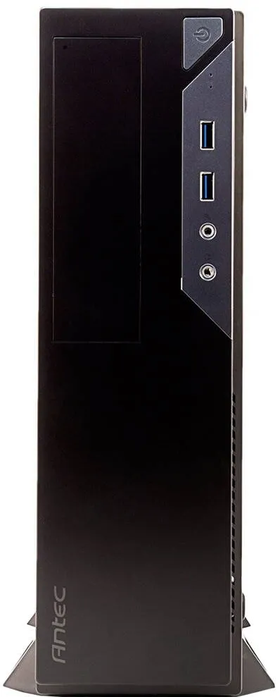 Carcasa PC Antec VSK2000-U3, Micro-ATX, fara sursa, Negru