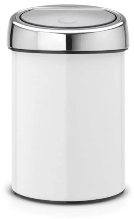 Brabantia Cos gunoi Touch 3l, alb,