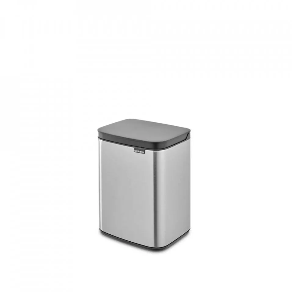 Brabantia Cos de gunoi cu actionare manuala, inox mat, 4 l, Bo Waste Bin, - 8710755222849