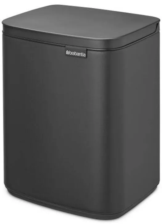 Brabantia Cos pentru gunoi Bo Small 1008868, 7l, Deschidere lina si silentioasa, Gri