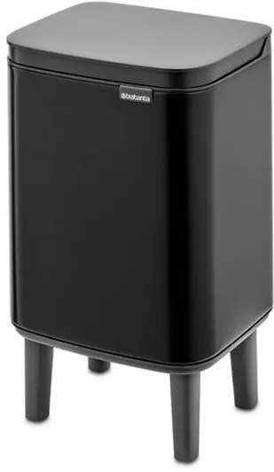 Brabantia Cos de gunoi Bo Small Hi 4L, Negru Mat 1006641