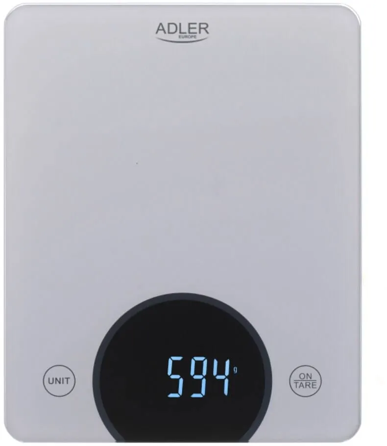 Adler Cantar de bucatarie AD 3173W, 10 kg, Alb