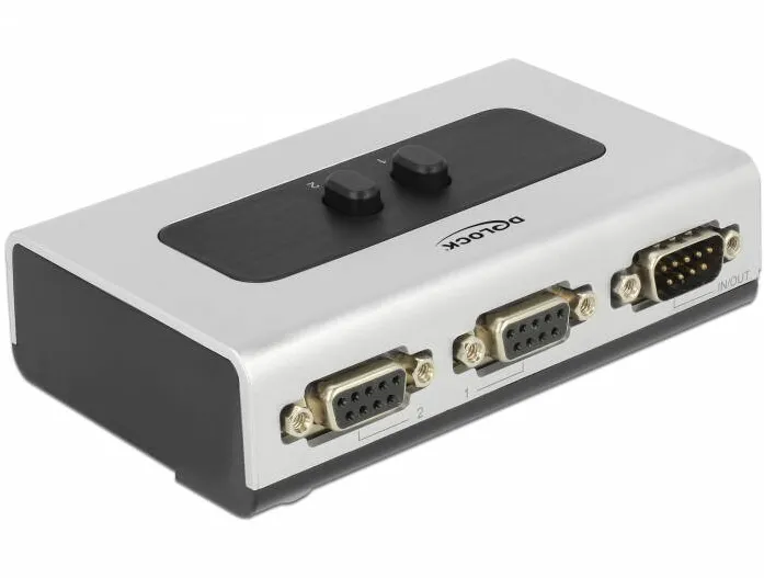 Adaptor DELOCK Comutator Serial RS-232 / RS-422 / RS-485 2-porturi, manual