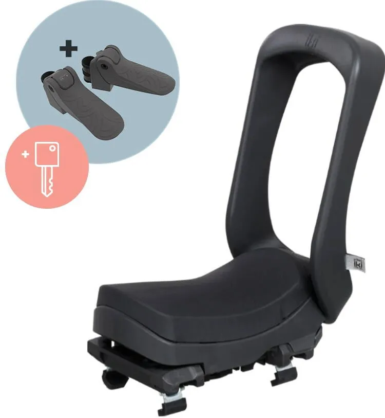 Urban Iki Junior boot seat BLACK/BLACK SET key lock
