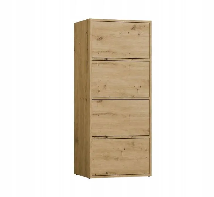 TOP E SHOP ALMA CHEST OF DRAWERS, ANTHRACITE/ARTISAN OAK