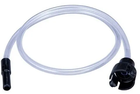 Makita Duza flexibila pentru pompa/suflante, Makita, Compatibil cu AS001G/DAS180, 6 mm, 800 mm, Transparent/Negru