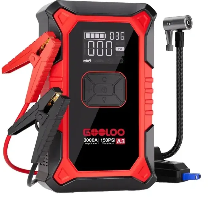 Gooloo Jump Starter GOOLOO A3 2-in-1 Air Compressor