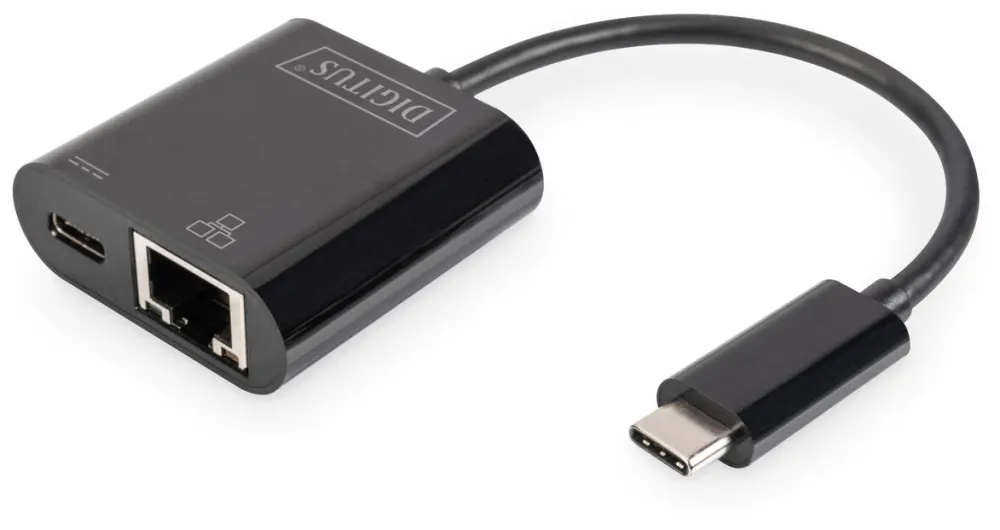 Docking Station Digitus  USB-Type-C Gigabit Ethernet Adapter + PD with power delivery function