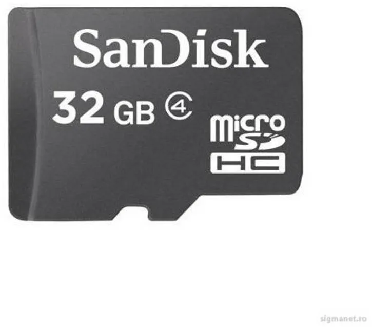 Card de Memorie SanDisk Micro SDHC 32GB Clasa 4