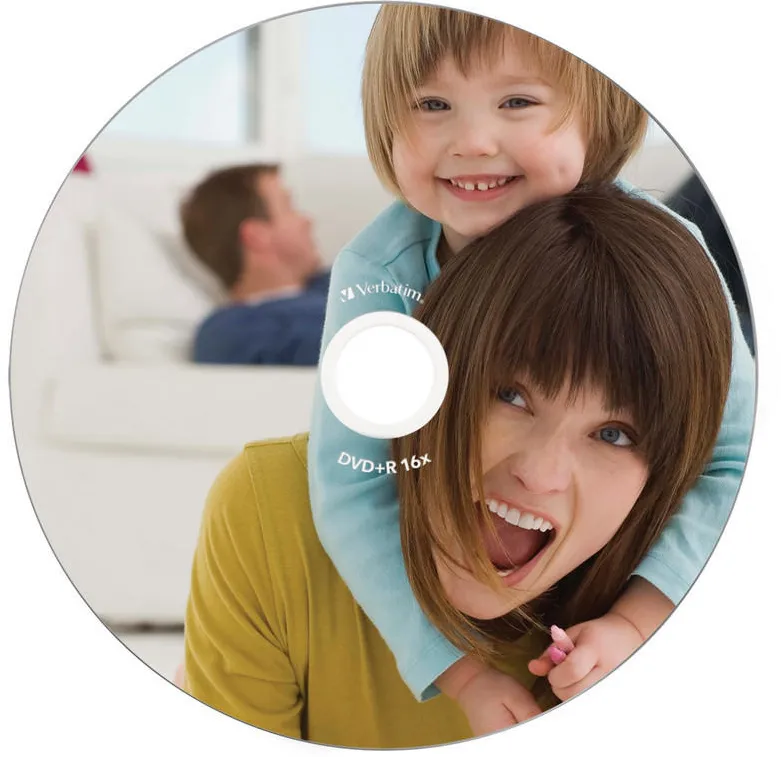 VERBATIM DVD+R 16X jc photo print jc